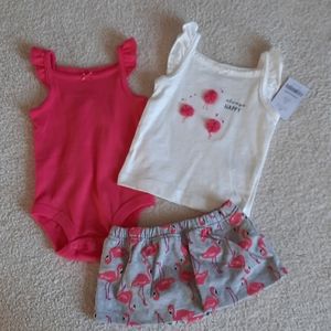3 For $30. Flamingo Set from Carter's